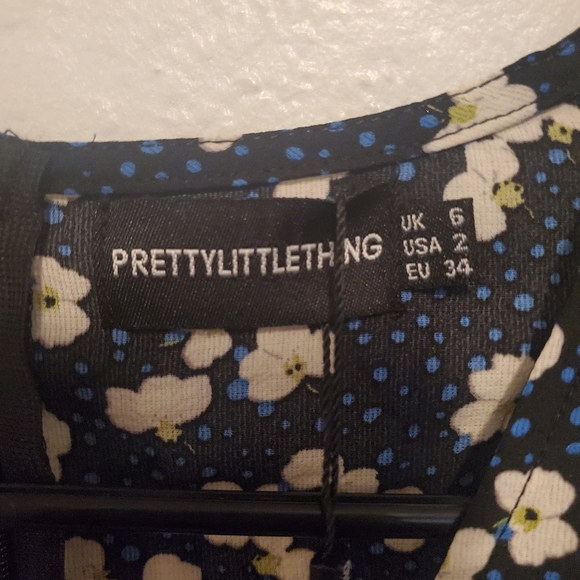 PLT Navy Floral Dress - Picture 5 of 5